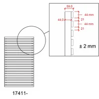 Plus Zaun Harmoni 83 x 140 cm umbragrau fungizidbehandelt