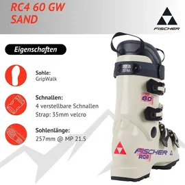 Fischer RC4 60 JR GW black/black schwarz,