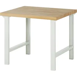 PROREGAL Werkbank Serie 7000 - Modell 7000 | HxBxT 84x100x90cm | Lichtgrau | Arbeitstisch Werktisch