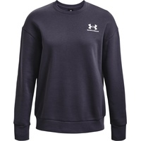 Under Armour Damen Essential Fleece Crew Tempered steel