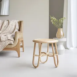 Nachttisch aus Rattanstäben „Lina”