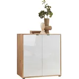 Wiemann Cardiff Sideboard 80 x 86 x 43 cm Braun / Weiß