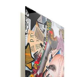 Kare Glasbild Artsy Portrait Front 80x120cm",