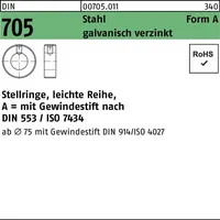 Reyher Stellring DIN 705 Gewindestift A 80x110x22 Sta galv.verz.