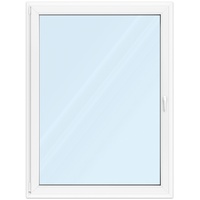 Fenster 120x160 cm, Kunststoff Profil aluplast IDEAL® 4000, Weiß, 1200x1600 mm, einteilig festverglast, 2-fach Verglasung, individuell konfigurieren