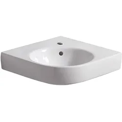 Geberit Renova Compact Eckwaschtisch 50 cm 226150000, Badkeramik, weiß