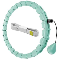 Pterygoid Hula Reifen Hoop Erwachsene,Smart Hula Fitness Reifen mit Gewicht und 24 Abnehmbaren Teilen auch für Anfänger, Kinder für Gewichtsverlust und Übung Gym