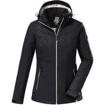 KILLTEC Damen Softshelljacke mit abzippbarer Kapuze KOS 176 WMN SFTSHLL JCKT, dunkelnavy, 44,