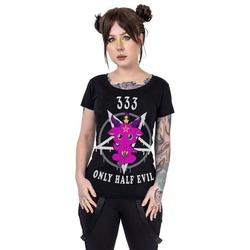 Cupcake Cult T-Shirt Half Evil schwarz S