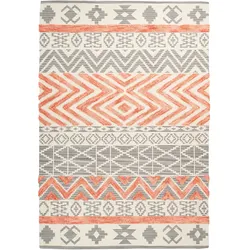 Kayoom Teppich Ethnie 100 Grau / Apricot - A2AFA-160-230-E