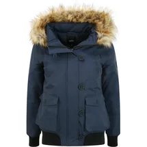 Oxmo OXAcila Damen, Winterjacke Damenjacke Jacke blau / XL