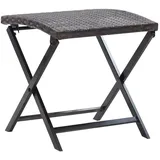 vidaXL Klapphocker Gartenhocker 44 x 44 x 40 cm braun