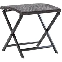 vidaXL Klapphocker Gartenhocker 44 x 44 x 40 cm braun
