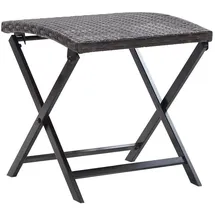 vidaXL Klapphocker Gartenhocker 44 x 44 x 40 cm braun