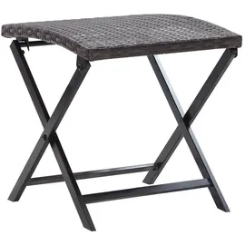 vidaXL Klapphocker Gartenhocker 44 x 44 x 40 cm braun