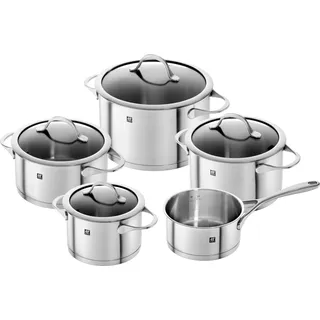 Zwilling Essence Topf-Set 5-tlg. 3 x Kochtopf + Bratentopf + Stielkasserolle