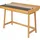 WoodMan Schreibtisch Brompton Eiche massiv / Braun