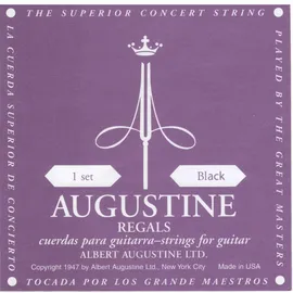 AUGUSTINE Klassik Gitarrensaiten Regals Label Satz Black Extra High Tension//Bassaiten Light Tension