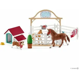 Schleich Horse Club Hannahs Gastpferde mit Hündin Ruby,