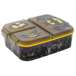 Batman Lunchbox Brotdose Batman, Vesperdose mit 3 Fächern gelb