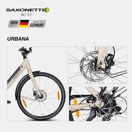Saxonette URBANA 2023 28 Zoll RH 45 cm Unisex beige