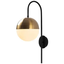 Opviq Wandleuchte Schwarz