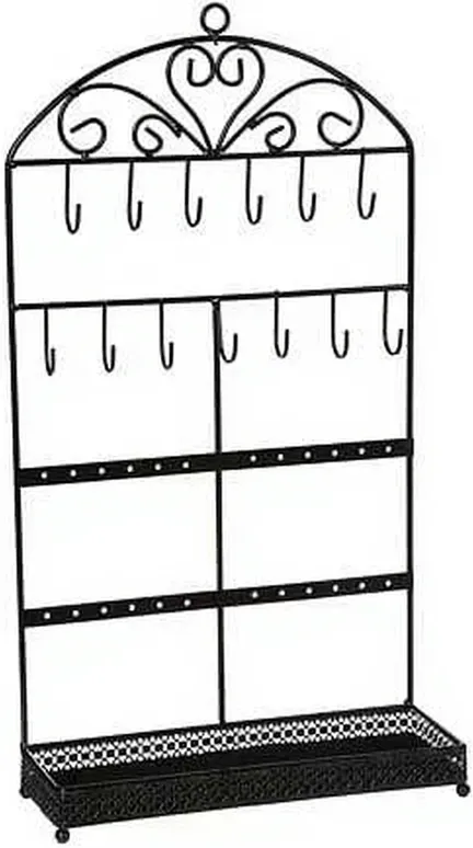 5Five Schmuckaufbewahrung Regal für Ohrringe, Halsketten und Ringe - H41,5 cm
