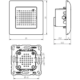 Grothe UP Elektronik-Gong UP-Gong 230ws