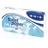 Wepa Toilettenpapier Super Soft, 3-lagig, hochweiß Palette mit 1296 Rollen, Blattmaße: 9,5 x 11 cm