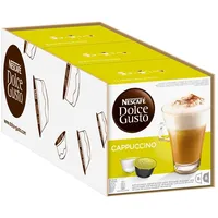 NESCAFÉ Dolce Gusto Cappuccino/48 Kaffeekapseln/Arabica 16 Stück (3er Pack)