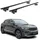 Aurilis OMAC Dachträger Alu Grundträger für VW T-Roc A11 2017-2025 5 türig Schwarz ABE 2x (2-St), Wasserbeständig,Abnehmbar,Multifunktional,Leichtgewichtig schwarz