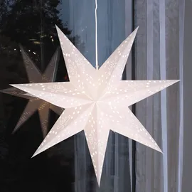 Star Trading Papierstern Romantic 54 x 54 cm weiß