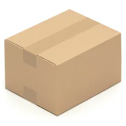KK Verpackungen 150 x Faltkartons 250x200x150 - Karton braun 1 wellig - - Versandkartons
