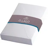 G. Lalo Clairefontaine Lalo 24200L Umschläge Vélin de France (50% Hadern, gummiert, eingeschweißt, perfekt für Ihre Einladungen, 9 x 14 cm, Visitenkarten Format, 20 Umschläge) weiß