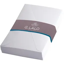G. Lalo Clairefontaine Lalo 24200L Umschläge Vélin de France (50% Hadern, gummiert, eingeschweißt, perfekt für Ihre Einladungen, 9 x 14 cm, Visitenkarten Format, 20 Umschläge) weiß