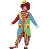 FIESTAS GUIRCA Flowy der Clown Kostüm Kinder Jungen – Buntes Clown Kostüm Jungen Karneval u. Fasching 3-4 Jahre