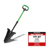 Hammersmith RayzerShovel – Spaten mit Wurzelsäge für harte, steinige Böden - Breite Trittkante – Gartenspaten – Gärtnerspaten mit Soft-Touch-Griff
