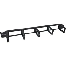 Equip 19" Kabelmanagement Panel schwarz