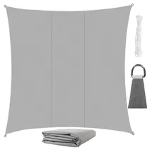 gardlov 23164 Sonnensegel 3,6x3,6 m grau - Grau
