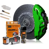 FoliaTec Bremssattel Lack Set, Power Green, 7-teiliges Set