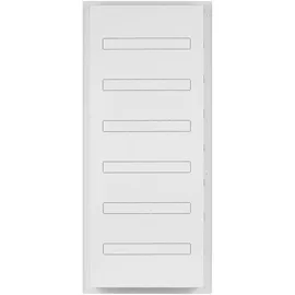 Doktorvolt Verteilerkasten Unterputz Sicherungskasten aus Metall 108 Module 6-reihig IP30
