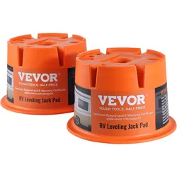 VEVOR Trailer Jack Block 2000LBS RV Reisezubehör Stabilisatorständer 2er-Pack