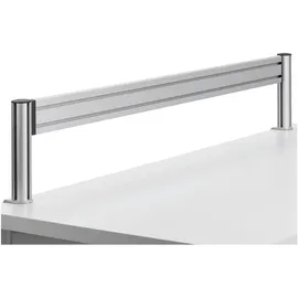 Novus TSS Toolbar 1600 mit 2 TSS-Säulen + Systemzwinge 1 Silber