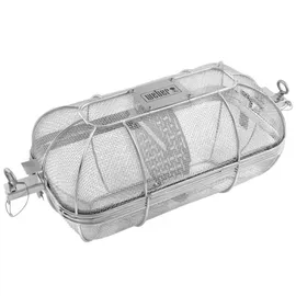 Weber Drehspießkorb Ø 30 cm Edelstahl weiß