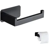 Toilettenpapierhalter-toilettenpapierspender Edelstahl Original Toilettenpapierspender Zur Wandmontage Ohne Bohren Schwarz