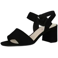 Gabor Damen Riemchensandalen, Frauen Sandalen,Best Fitting,offene Schuhe,Strandschuhe,Sandaletten,Sommersandalen,Absatz,schwarz,38.5 EU / 5.5 UK - 38.5 EU