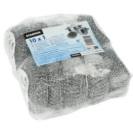 Papstar Starpak Topfreiniger, Draht rund Ø 10 cm · 3 cm , kratzend