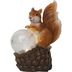 LED-Solar-Figur "Squirrel", braunes Eichhörnchen