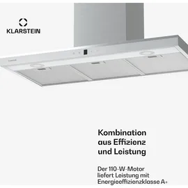 Klarstein Auriana Wandhaube 90 cm Weiß