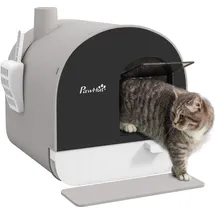 PawHut Katzentoilette 43 x 44 x 47 cm Grau